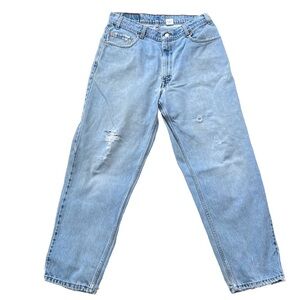 Vintage 1998 Levi’s 560 Loose Fit Taper Leg Broken In Jeans / Size Tag 36 X 30